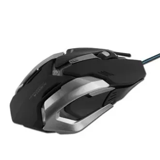 E-blue Auroza Gaming egér vezetékes, fekete, 4000DPI