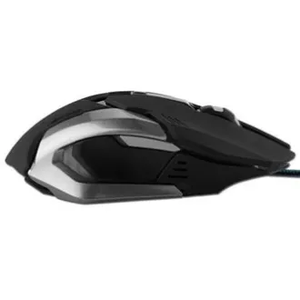 E-blue Auroza Gaming egér vezetékes, fekete, 4000DPI