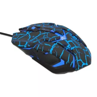 E-blue Auroza Gaming egér vezetékes, fekete, 4000DPI, e-box