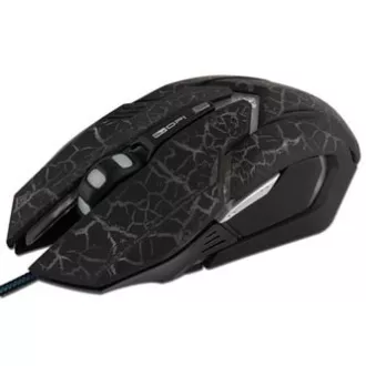 E-blue Auroza Gaming egér vezetékes, fekete, 4000DPI