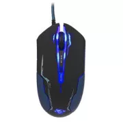 E-blue Auroza egér vezetékes, fekete, 3500DPI