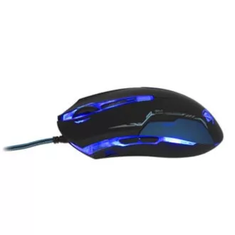 E-blue Auroza egér vezetékes, fekete, 3500DPI