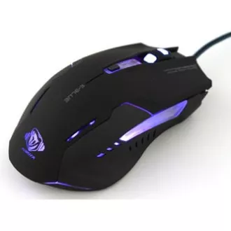 E-blue Auroza G egér vezetékes, fekete, 3000DPI