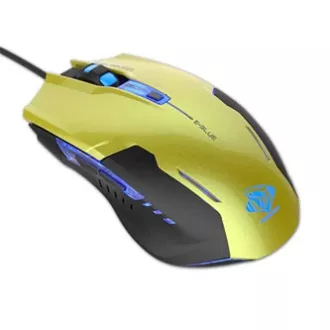 E-blue Auroza G egér vezetékes, zöld, 3000DPI, ELADÓ