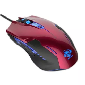 E-blue Auroza G egér vezetékes, piros, 3000DPI