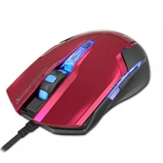 E-blue Auroza G egér vezetékes, piros, 3000DPI