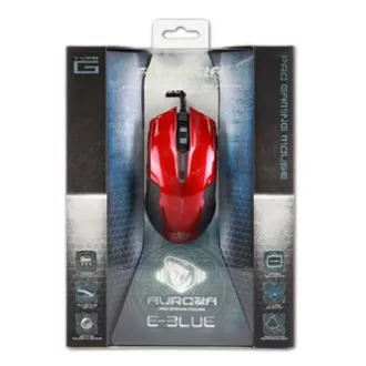 E-blue Auroza G egér vezetékes, piros, 3000DPI