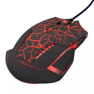 E-blue Mazer Pro egér vezetékes, fekete-piros, 2500DPI, e-box