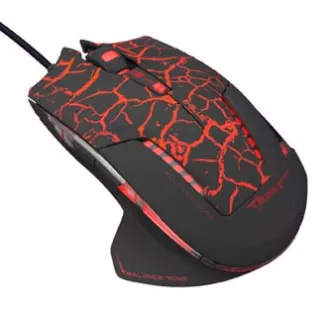 E-blue Mazer Pro egér vezetékes, fekete-piros, 2500DPI
