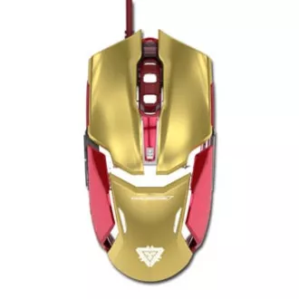 E-blue IRON MAN ARMOR EMS610 egér vezetékes, arany, 4000DPI