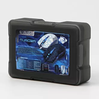 E-blue Auroza EMS636 hatszögletű egér vezetékes, fekete, 2500DPI, ELADÓ