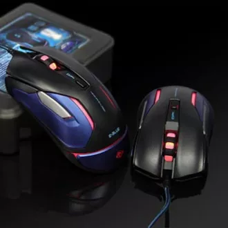E-blue Auroza Gaming V2 egér, vezetékes, fekete, 5000DPI, e-box
