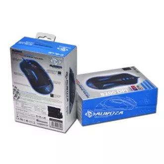E-blue Auroza FPS egér vezetékes, fekete, 8200DPI