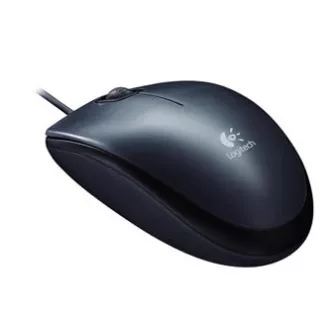 Vezetékes egér, Logitech M100, fekete, optikai, 1000DPI Vezetékes egér, Logitech M100, fekete, optikai, 1000DPI