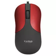 Marvo DMS002RD egér vezetékes, fekete-piros, 1200DPI