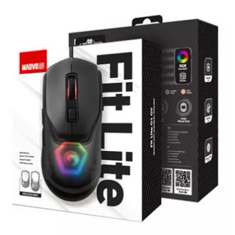 Marvo FIT LITE G1 egér vezetékes, szürke, 12000DPI