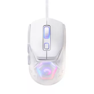 Marvo FIT LITE G1 egér vezetékes, fehér, 12000DPI,   AJÁNDÉK