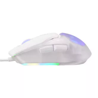 Marvo FIT LITE G1 egér vezetékes, fehér, 12000DPI,   AJÁNDÉK