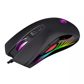 Marvo M519 egér vezetékes, fekete, 12000DPI