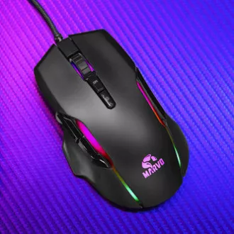 Marvo G945 egér vezetékes, fekete, 10000DPI
