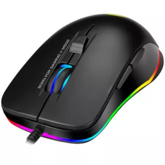 Marvo M508 egér vezetékes, fekete, 3200DPI