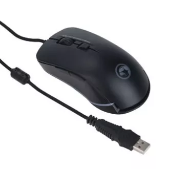 Marvo M508 egér vezetékes, fekete, 3200DPI