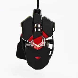 Red Fighter M1 egér vezetékes, fekete, 4000DPI
