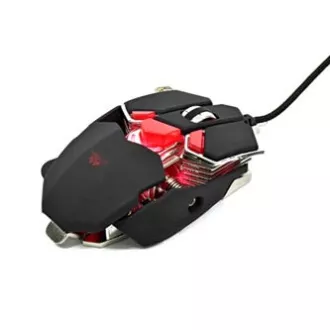 Red Fighter M1 egér vezetékes, fekete, 4000DPI