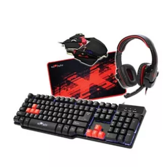 Red Fighter M1 egér vezetékes, fekete, 4000DPI
