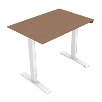 Elektromosan állítható magasságú munkaasztal 75x140cm, fehér, ergo Elektromosan állítható magasságú munkaasztal 75x140cm, fehér, ergo