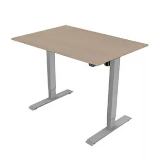 Elektromosan állítható magasságú munkaasztal 75x140cm, szürke, ergo