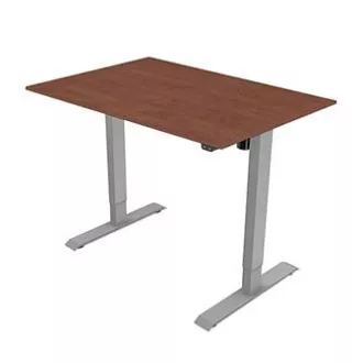 Elektromosan állítható magasságú munkaasztal 75x120cm, szürke, ergo