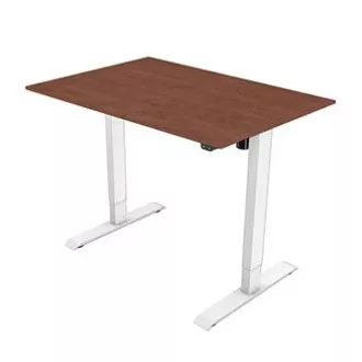 Elektromosan állítható magasságú munkaasztal 75x120cm, fehér, ergo