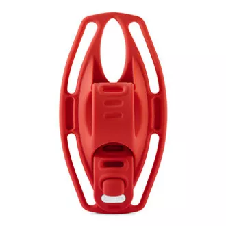 Mobiltelefon-tartó Bone Bike Tie 3, kerékpárhoz, állítható méret, piros, 4,7-7,2", szilikon, kormányra rögzíthető, piros