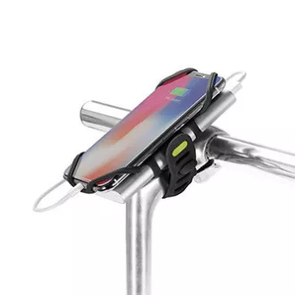 Bone Bike Tie 3 Pro Pack mobiltelefon és power bank tartó, állítható méretű, fekete, 4-6,5 Bone Bike Tie 3 Pro Pack mobiltelefon és power bank tartó, állítható méretű, fekete, 4-6,5