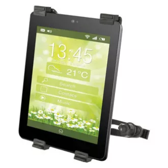 Tablet tartó Defender kartámasz tartó, autó, CH-223, fekete, műanyag, 1kg, puha oldalsó fogantyúk, fekete, tablet