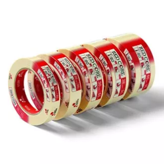 Ragasztószalag, RED CORE, maszkolószalag, Schuller Eh,klar, sárga, 50mm, 50m