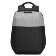 Laptop hátizsák 15,6", NB008, fekete/szürke poliészter/polietilén/nylon, nem könnyen ellopható, ELADÓ