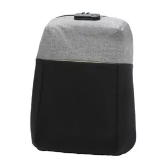Laptop hátizsák 15,6", NB008, fekete/szürke poliészter/polietilén/nylon, nem könnyen ellopható, ELADÓ