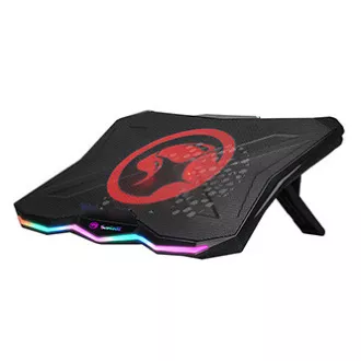 Laptop állvány, FN-40, színes háttérvilágítással, ventilátorral, fekete-piros, Marvo, 2 portos hubbal, ELADÓ Laptop állvány, FN-40, színes háttérvilágítással, ventilátorral, fekete-piros, Marvo, 2 portos hubbal, ELADÓ