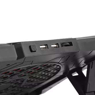 Laptop állvány, FN-40, színes háttérvilágítással, ventilátorral, fekete-piros, Marvo, 2 portos hubbal, ELADÓ Laptop állvány, FN-40, színes háttérvilágítással, ventilátorral, fekete-piros, Marvo, 2 portos hubbal, ELADÓ