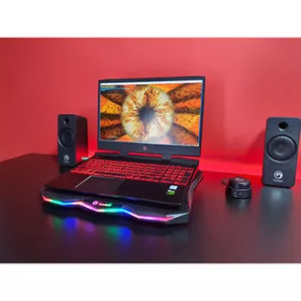 Laptop állvány, FN-40, színes háttérvilágítással, ventilátorral, fekete-piros, Marvo, 2 portos hubbal, ELADÓ Laptop állvány, FN-40, színes háttérvilágítással, ventilátorral, fekete-piros, Marvo, 2 portos hubbal, ELADÓ