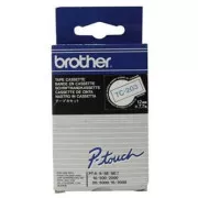 Brother eredeti címkenyomtató szalag, Brother, TC-203, kék nyomtatás/fehér hátlap, laminált, 7,7m, 12mm