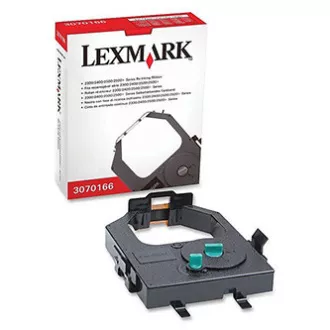 Lexmark eredeti címkenyomtató szalag, 3070166, fekete nyomtatás/fehér hátlap
