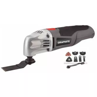 Többcélú köszörű Graphite 59G020, elektromos (kábeles), 230V, 180W, 20000osc./min, 2,8&deg;