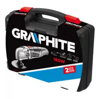 Többcélú köszörű Graphite 59G020, elektromos (kábeles), 230V, 180W, 20000osc./min, 2,8&deg;