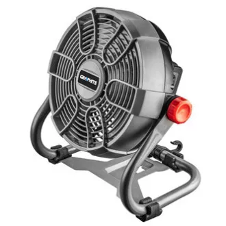 Ventilátor 58G080, akkumulátoros, 18V, hálózati vagy akkumulátoros tápellátás, Grafit