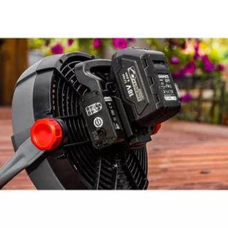 Ventilátor 58G080, akkumulátoros, 18V, hálózati vagy akkumulátoros tápellátás, Grafit