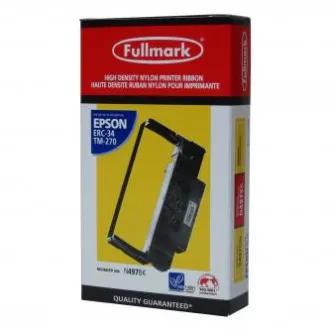Fullmark kompatibilis. pénztárgépszalag, ERC 30, ERC 34, fekete, Epson TM-270, TM-300 készülékhez Fullmark kompatibilis. pénztárgépszalag, ERC 30, ERC 34, fekete, Epson TM-270, TM-300 készülékhez