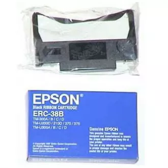 Epson eredeti pénztárgépszalag, C43S015374, ERC 38, fekete, Epson TM-300, U 375, U 210, U 220, Epson TM-300, U 375, U 210, U 220
